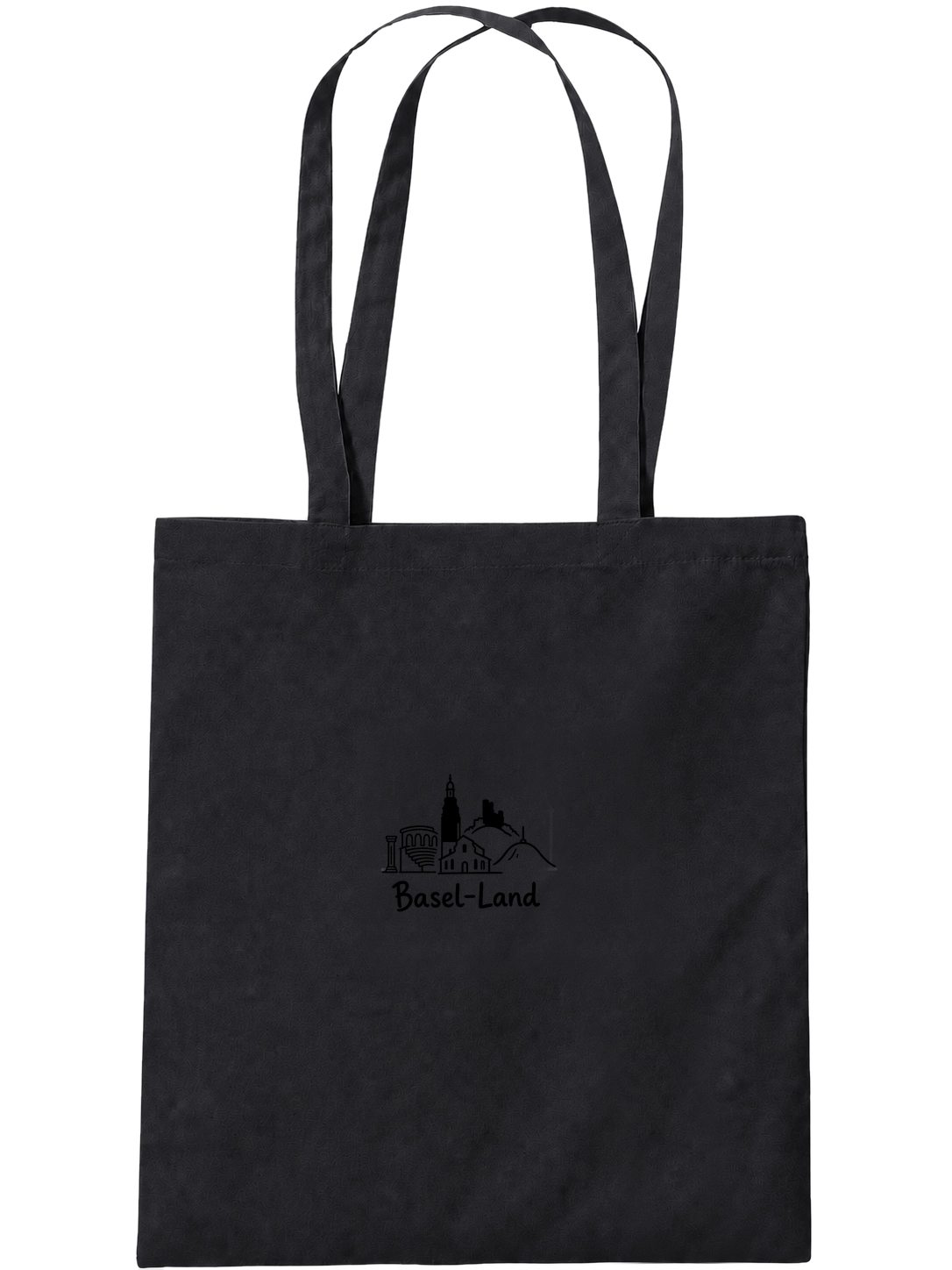 Organic tote bag · Basel-Landschaft · Black