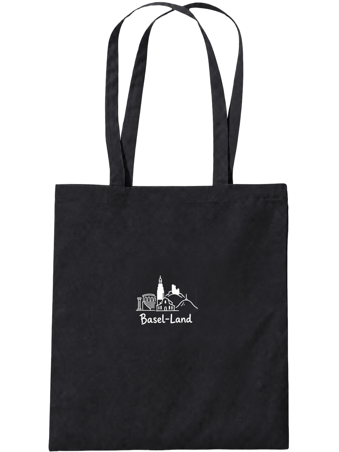 Organic tote bag · Basel-Landschaft · Black