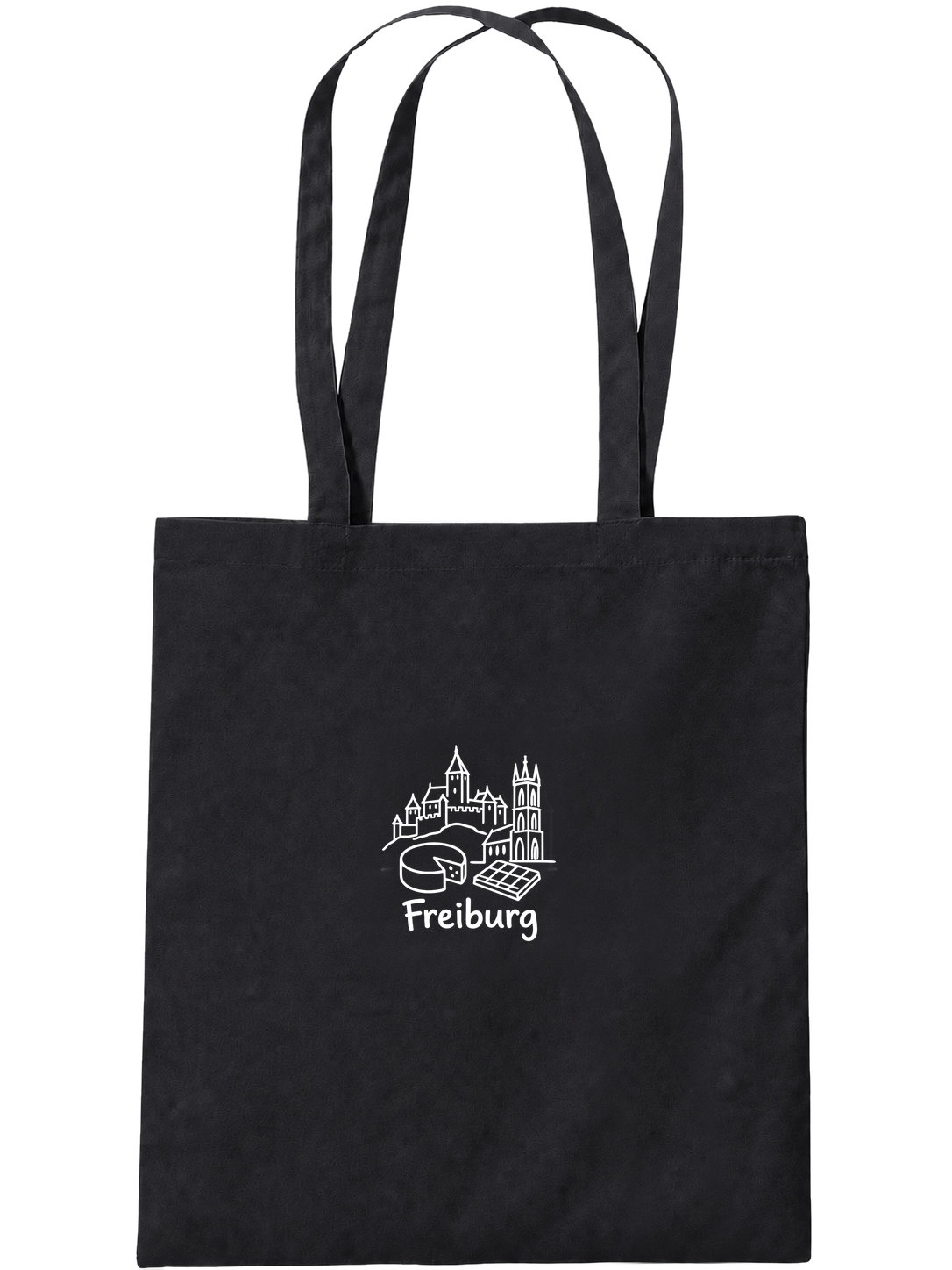 Organic tote bag · Fribourg · Black