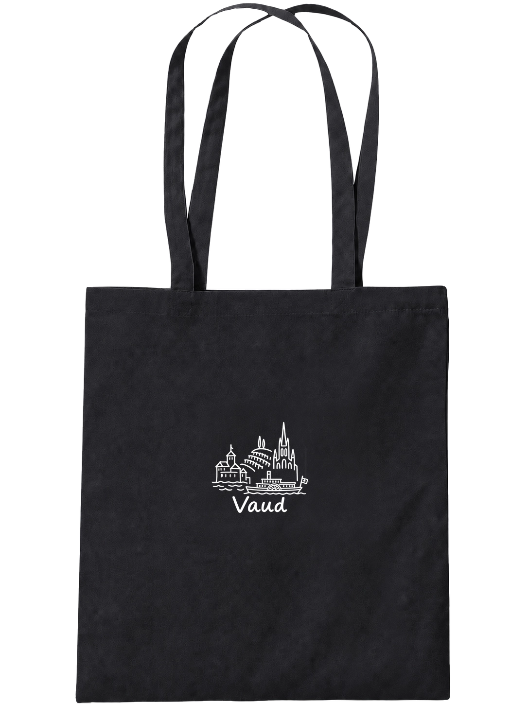 Organic tote bag · Vaud · Black