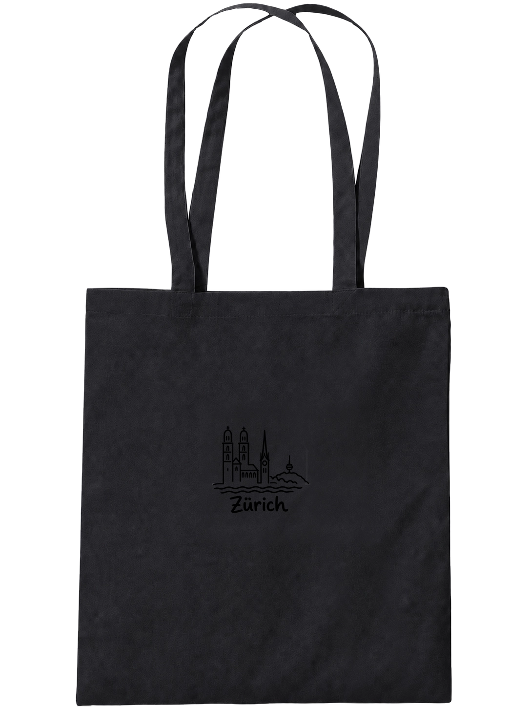 Organic tote bag · Zurich · Black